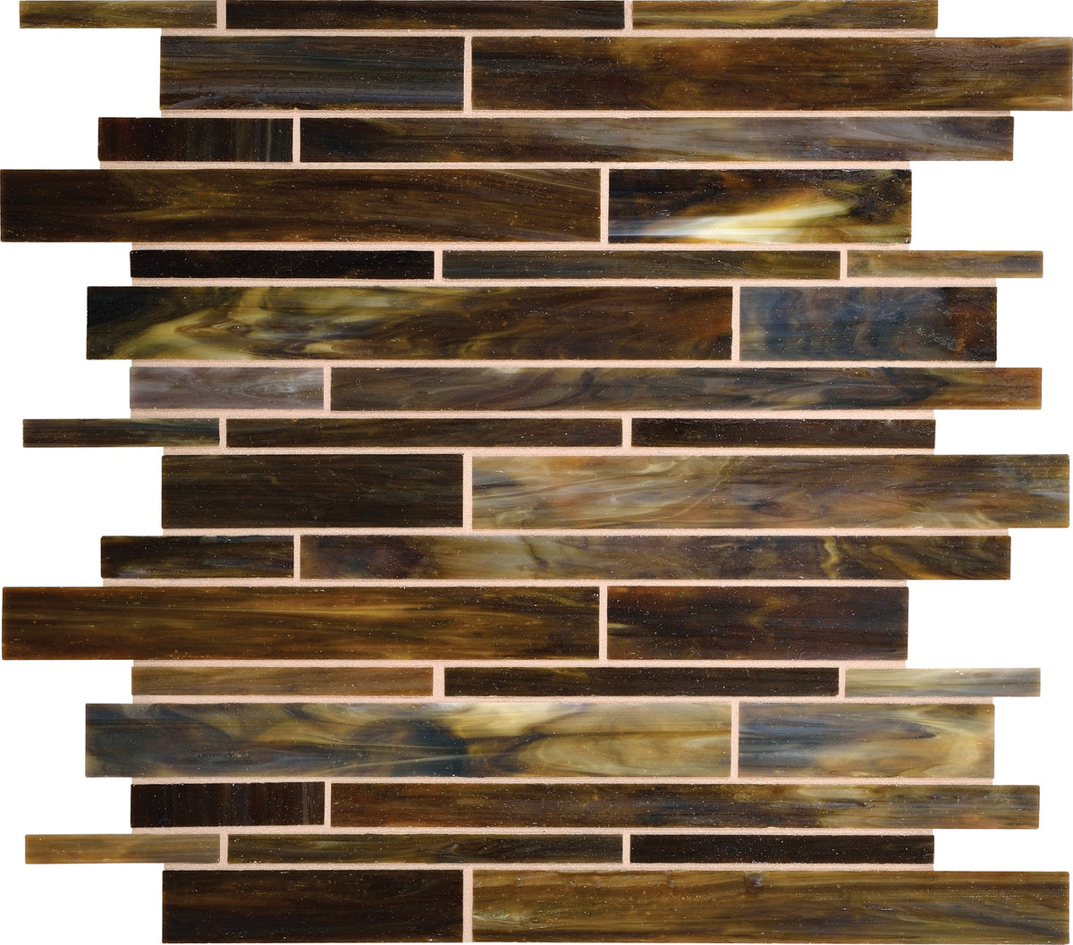 Daltile Serenade Indie Random Interlocking Glass Mosaic Tile