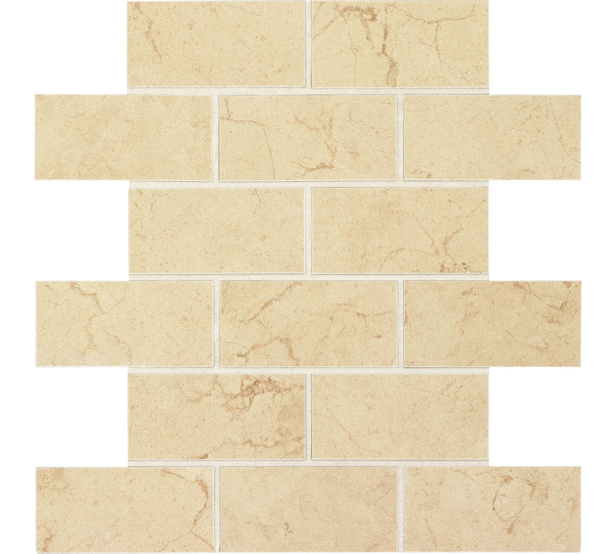 Daltile Florentine Marfil Brick Joint 2x4 Matte Mosaic Tile