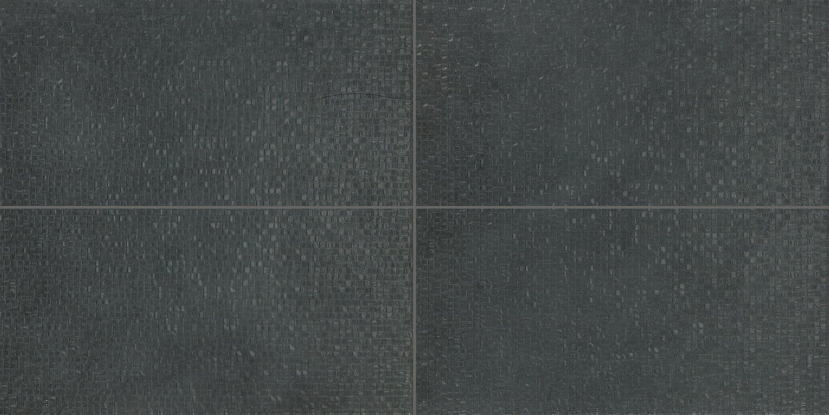 Daltile Indoterra Volcanic Ash Rectangle 12x24 Woven Textured Floor Tile