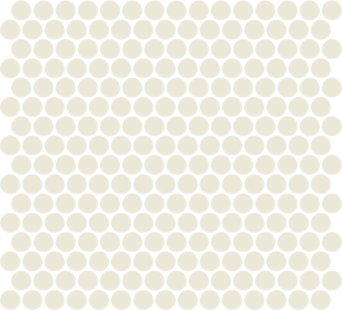 Daltile Color Wheel Mosaic Matte Biscuit Penny Rounds Matte Mosaic Tile