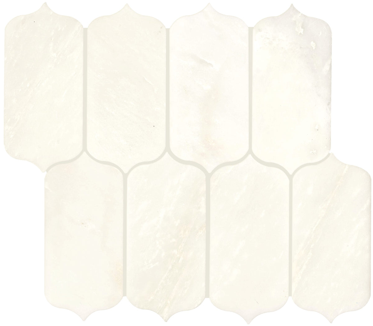 Daltile Marble Empyrean Ice Ingot 4x6 Straight Edge Polished Mosaic Natural Stone Tile