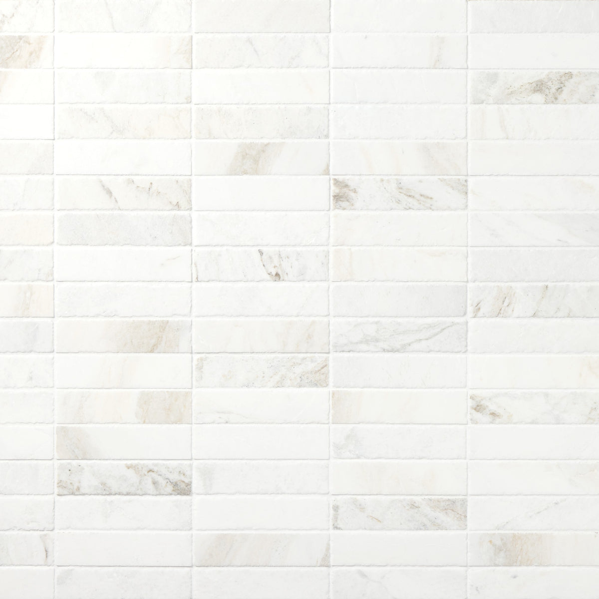 Daltile Renderra Loire Daphne White Rectangle 2x8 Antique Stone Tile