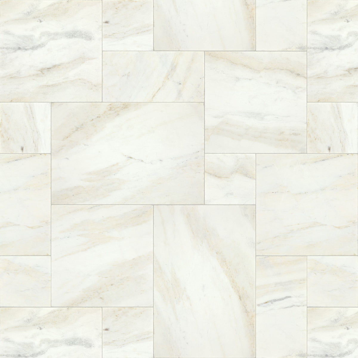 Daltile Renderra Loire Daphne White Pattern Versaille Antique Stone Tile