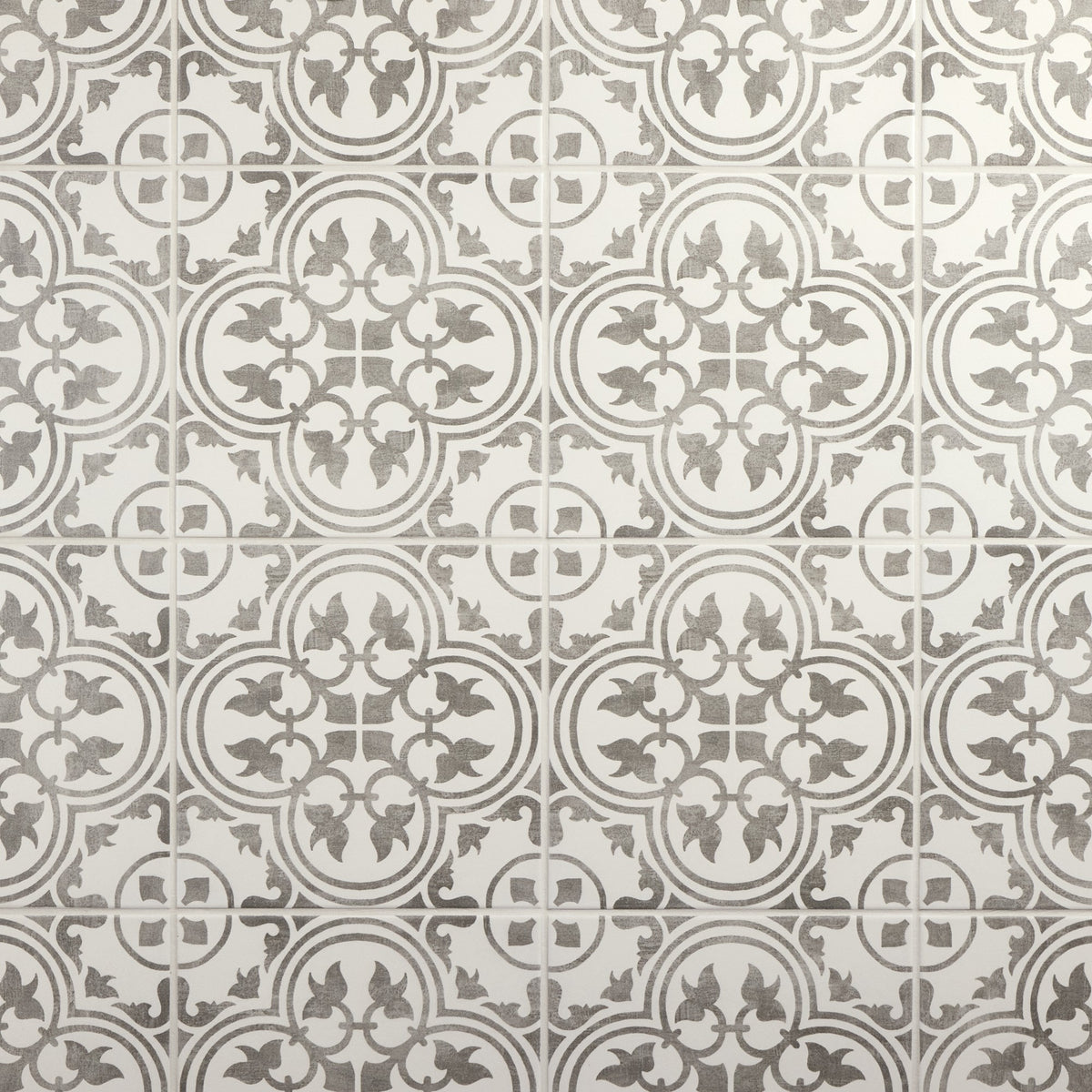 Daltile Memoir Petal Grey Petal 12x12 Matte Floor Tile Deco ME20SQ1212MTJJ1