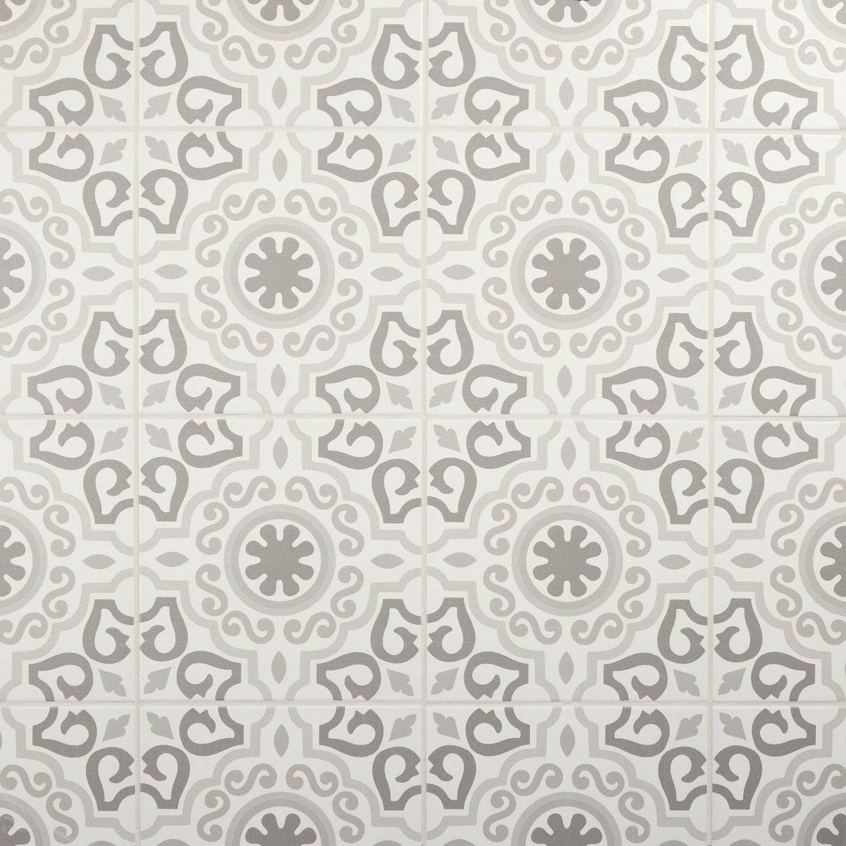 Daltile Memoir Crystal Grey Square 12x12 Matte Floor Tile ME24SQ1212MTJJ1