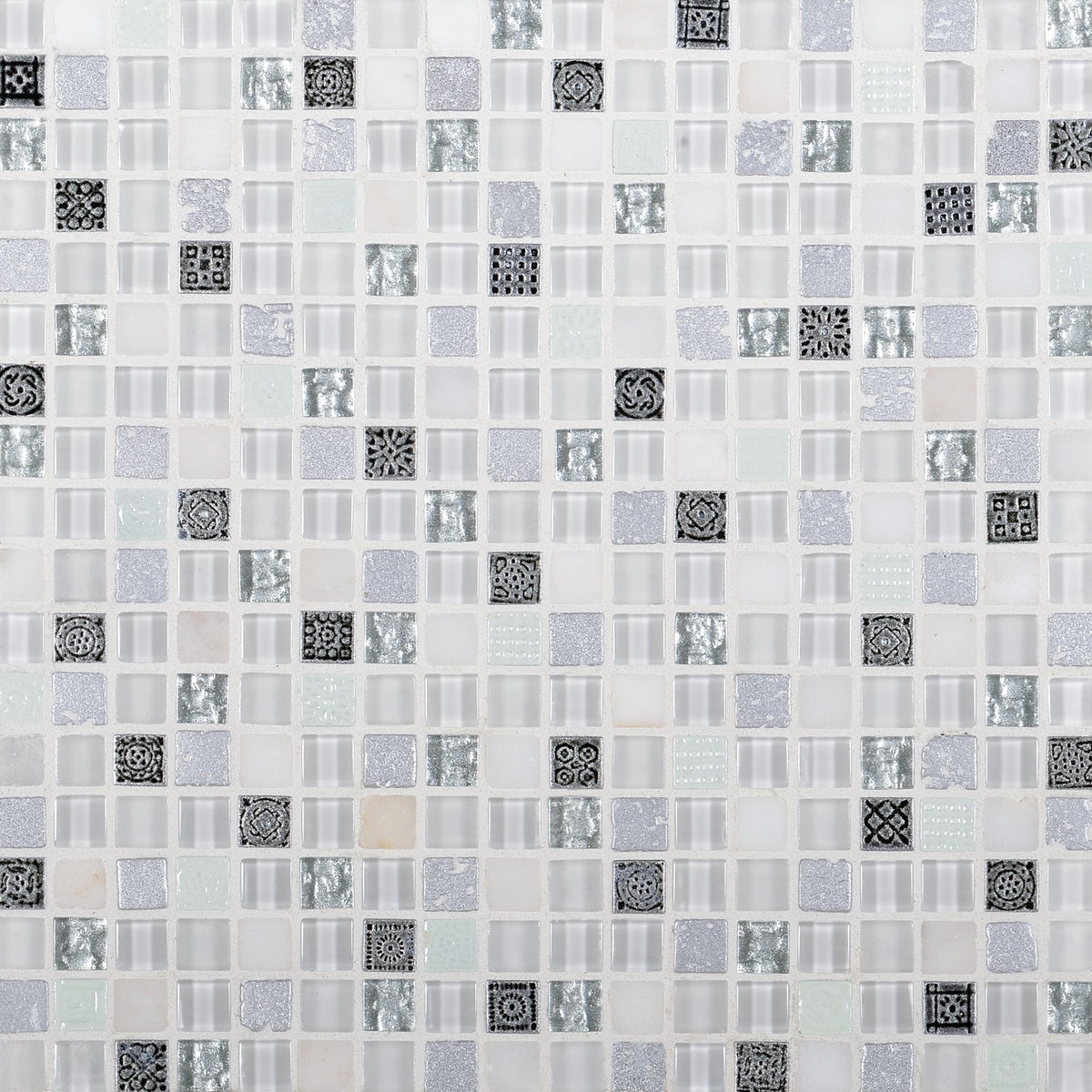 Daltile Marvel Opal Straight Joint 5/8x5/8 Mixed Mosaic Tile