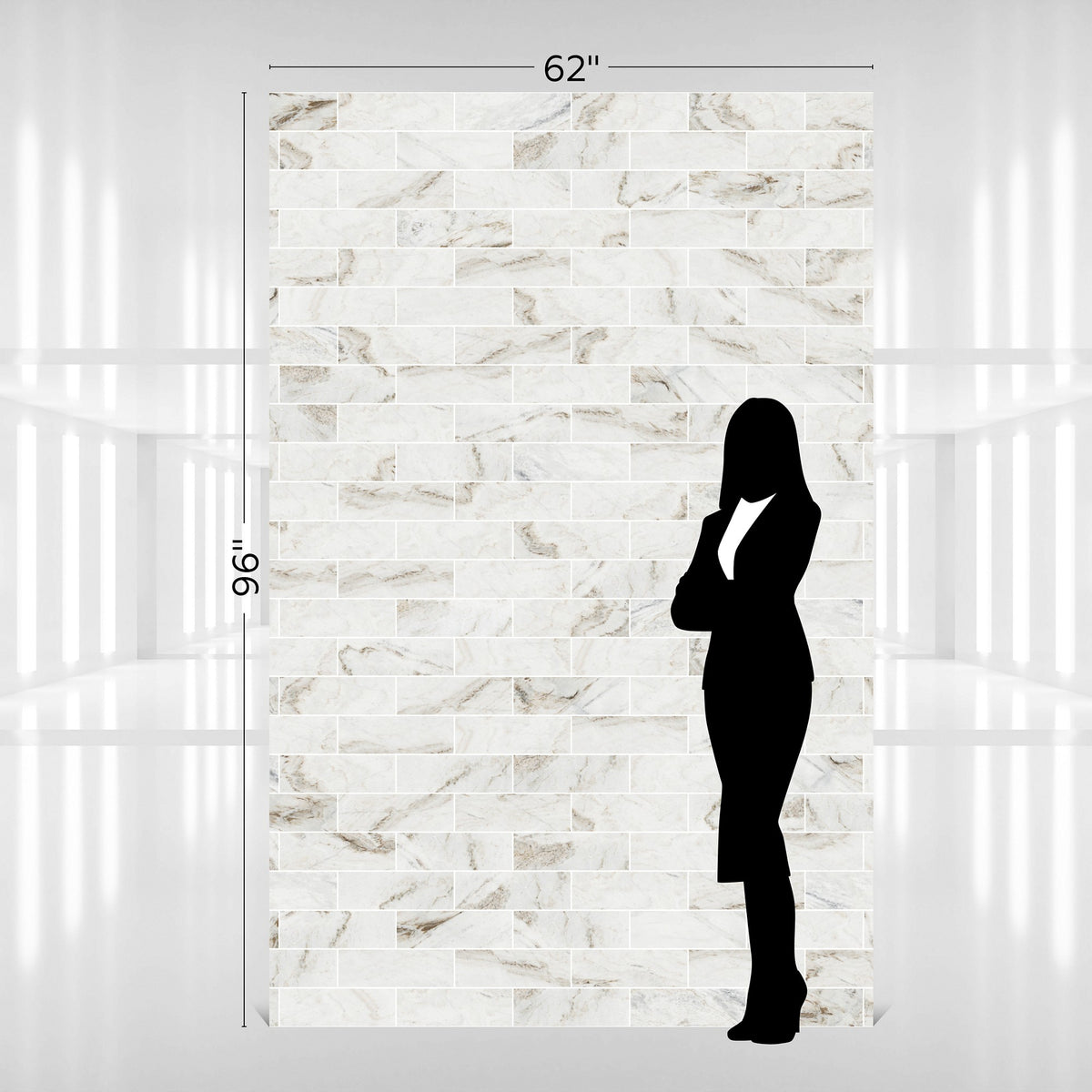Daltile Marvellaire Stone Daphne Adyton Rectangle 31x96 Brick Joint Matte Stone Tile