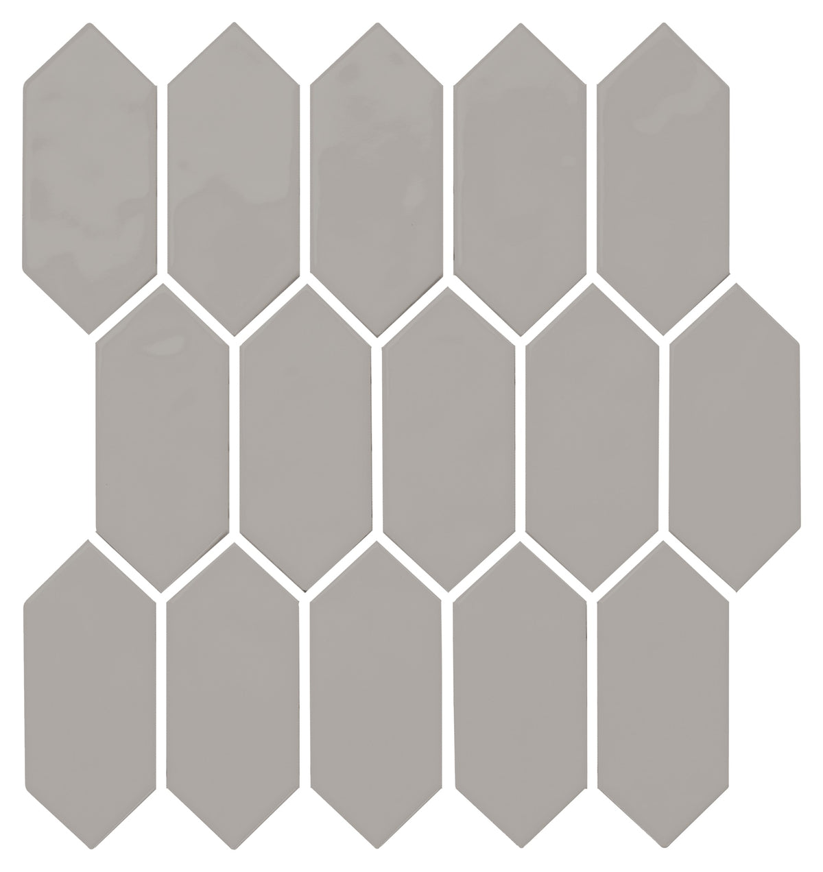 Daltile Mythology Harmonia Picket 2x5 Glossy Mosaic Tile