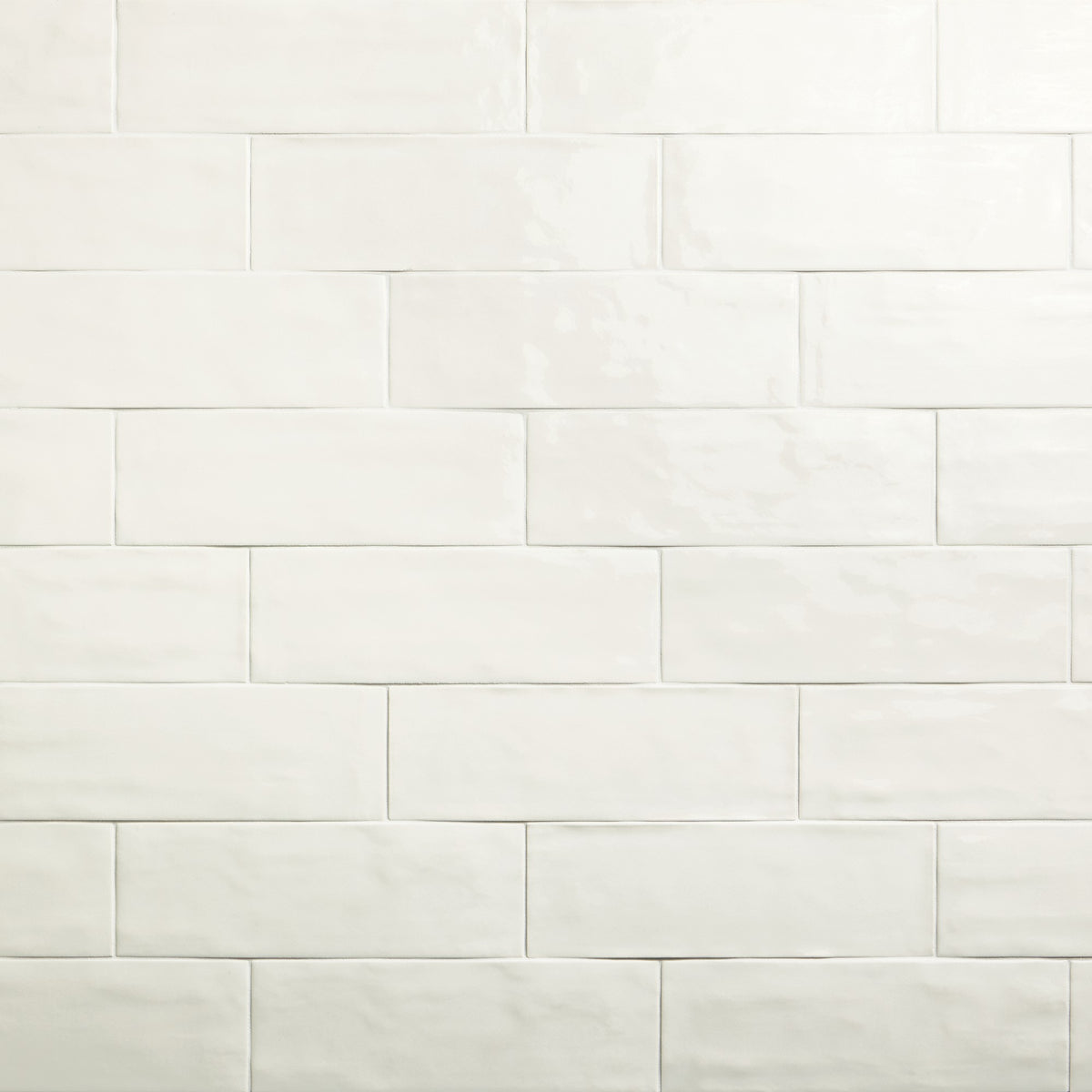 Daltile Nu Bare Powder Rectangle 4x12 Handcrafted Glossy Wall Tile