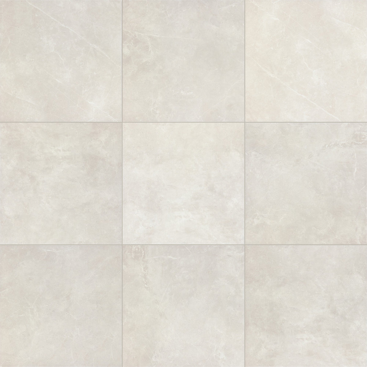 Daltile Prime Heirloom White Square 18x18 Matte Floor Tile