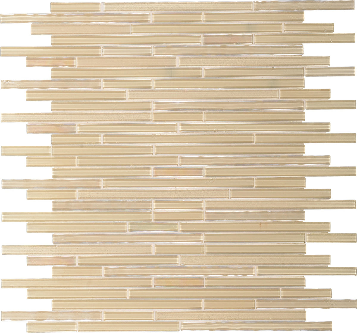 Daltile Opulence Silk Random Linear 3/8 Glass Mosaic Tile