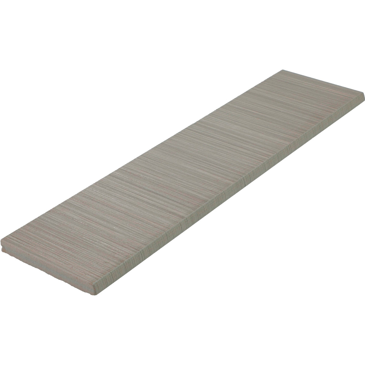 Daltile Fabrique Gris Linen S43C9 Bullnose Matte Floor Tile Trim