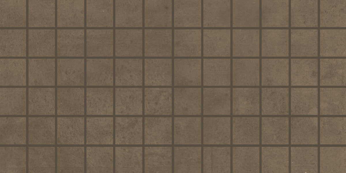 Daltile Portfolio Chocolate Straight Joint 2x2 Matte Mosaic Tile