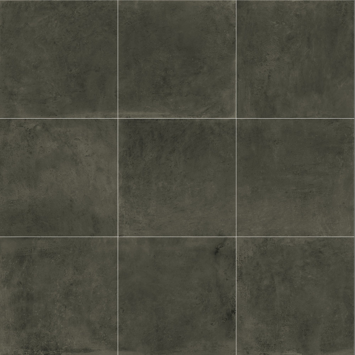 Daltile Portfolio Charcoal Square 24x24 Matte Floor Tile
