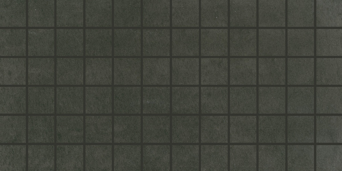 Daltile Portfolio Charcoal Straight Joint 2x2 Matte Mosaic Tile