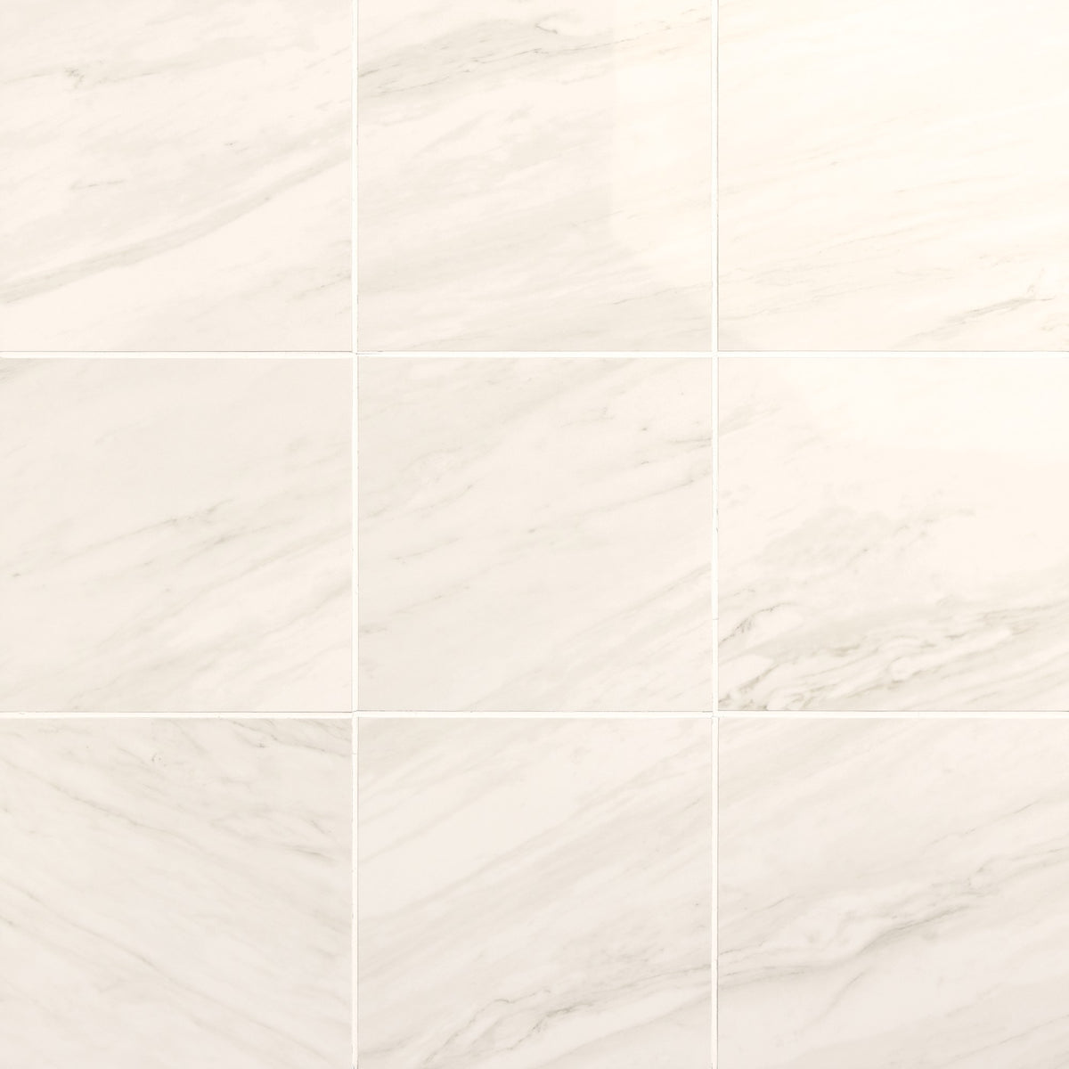 Daltile Perpetuo Timeless White Square 12x12 Polished Floor Tile