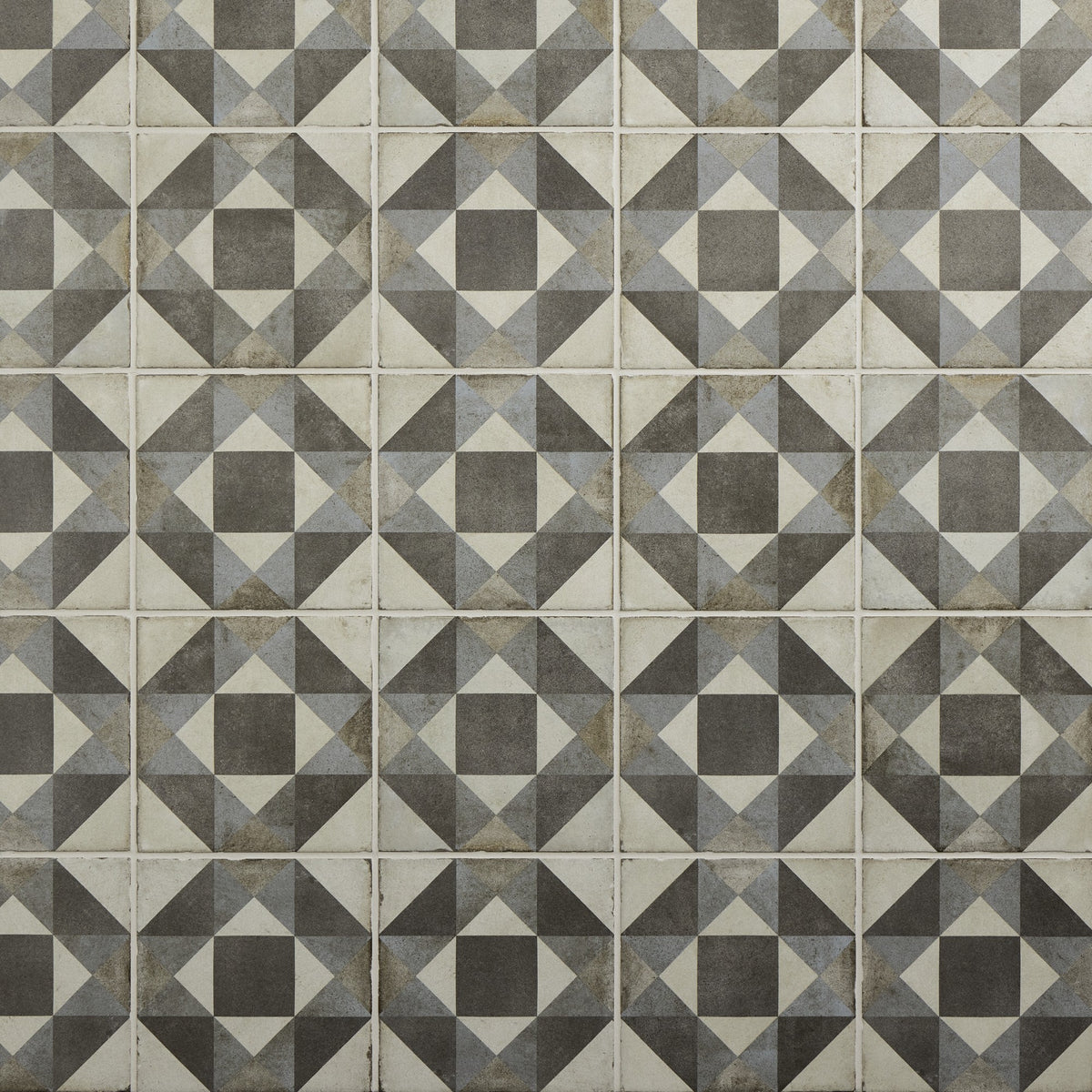 Daltile Quartetto Cool Figura Figura 8x8 Matte Floor Tile Deco