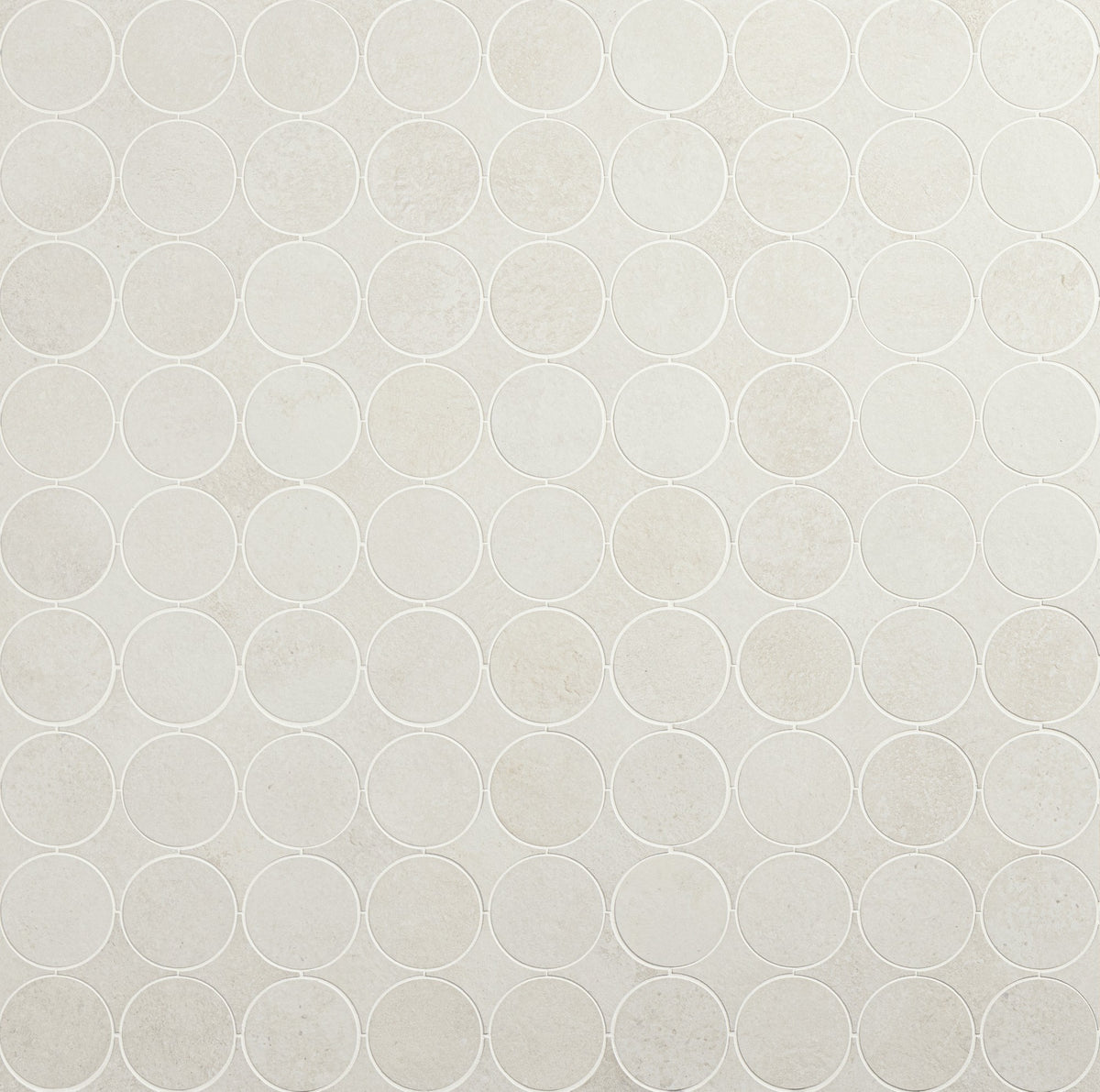 Daltile Rekindle White Mixed Stepwise Matte Mosaic Tile