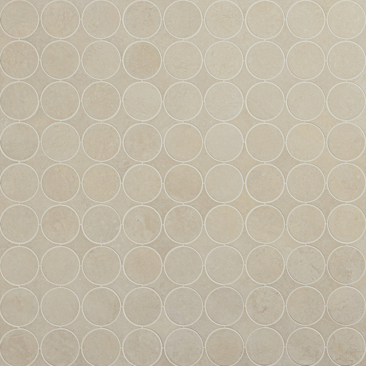 Daltile Rekindle Beige Mixed Stepwise Matte Mosaic Tile