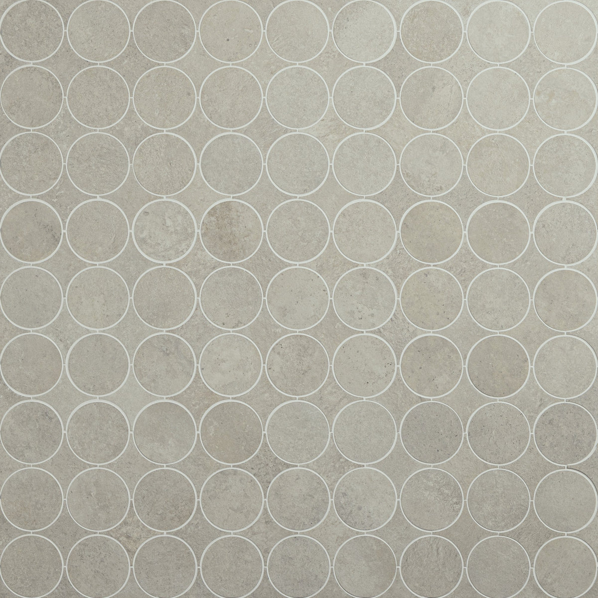 Daltile Rekindle Light Grey Mixed Stepwise Matte Mosaic Tile
