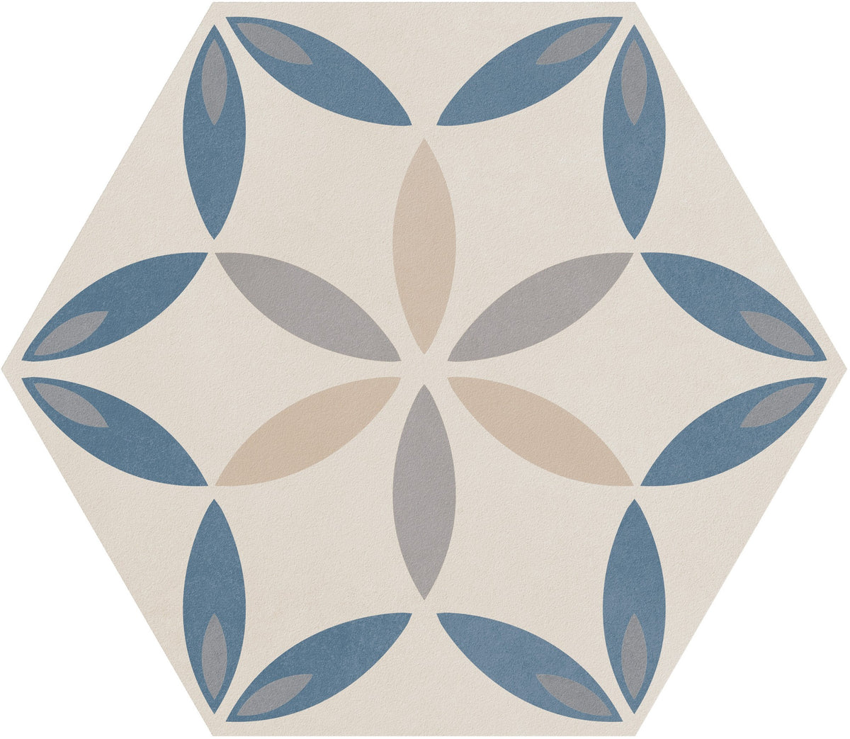 Daltile Scrapbook Petal Hexagon 8x9 Matte Floor Tile