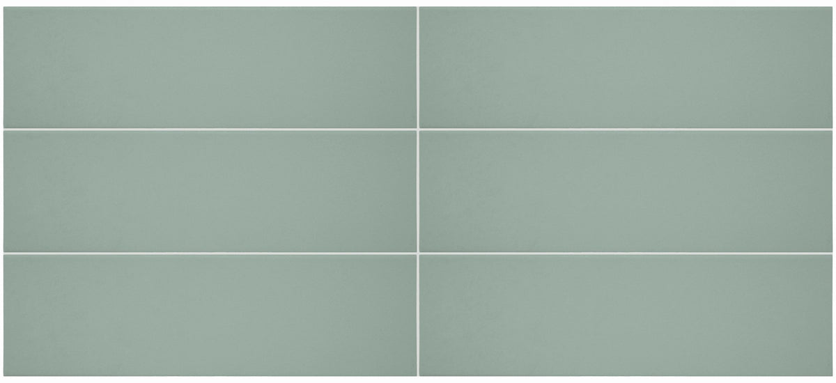 Daltile Stencil Mint Rectangle 4x12 Matte Floor Tile