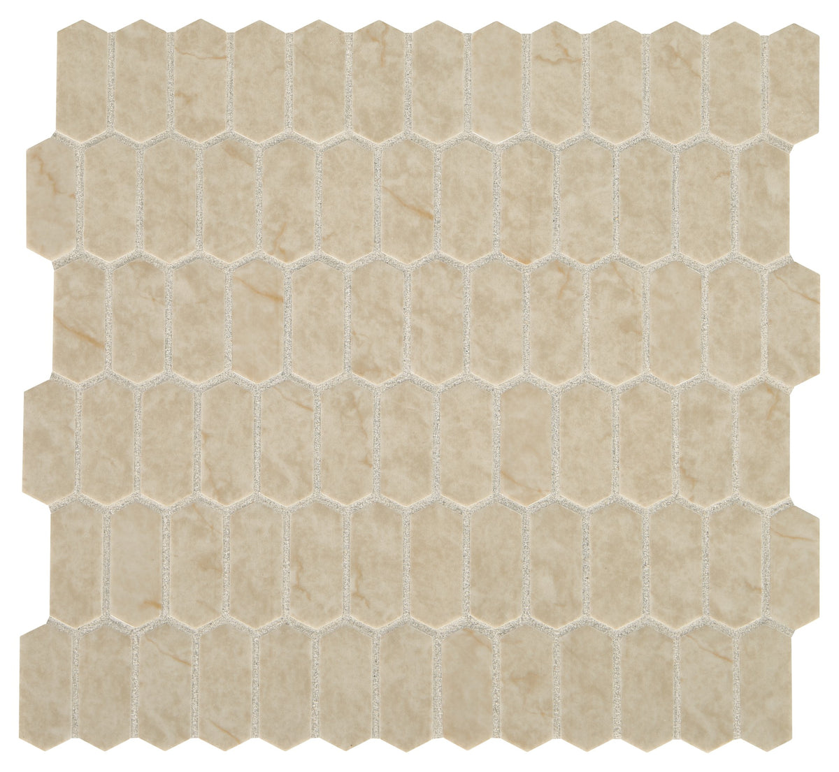 Daltile Statuette Harbor Beige Picket 1x2 Matte Mosaic Tile