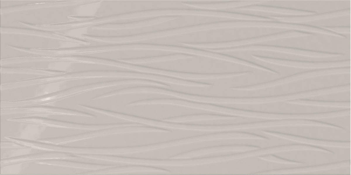 Daltile Showscape Soft Gray Rectangle 12x24 Brushstroke Textured Wall Tile