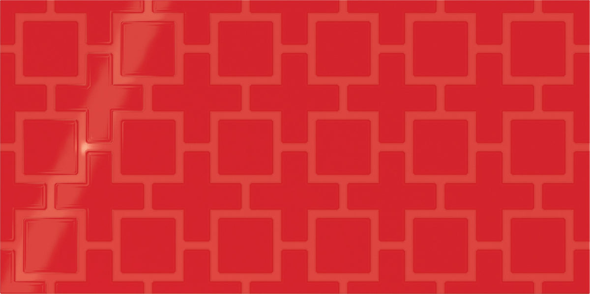 Daltile Showscape Currant Rectangle 12x24 Square Lattice Textured Wall Tile
