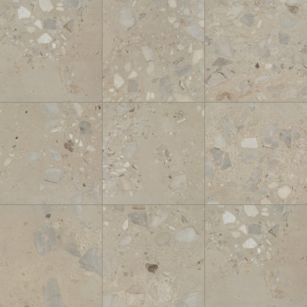 Daltile Sand and Stone Tundra Square 24x24 Stone Matte Floor Tile