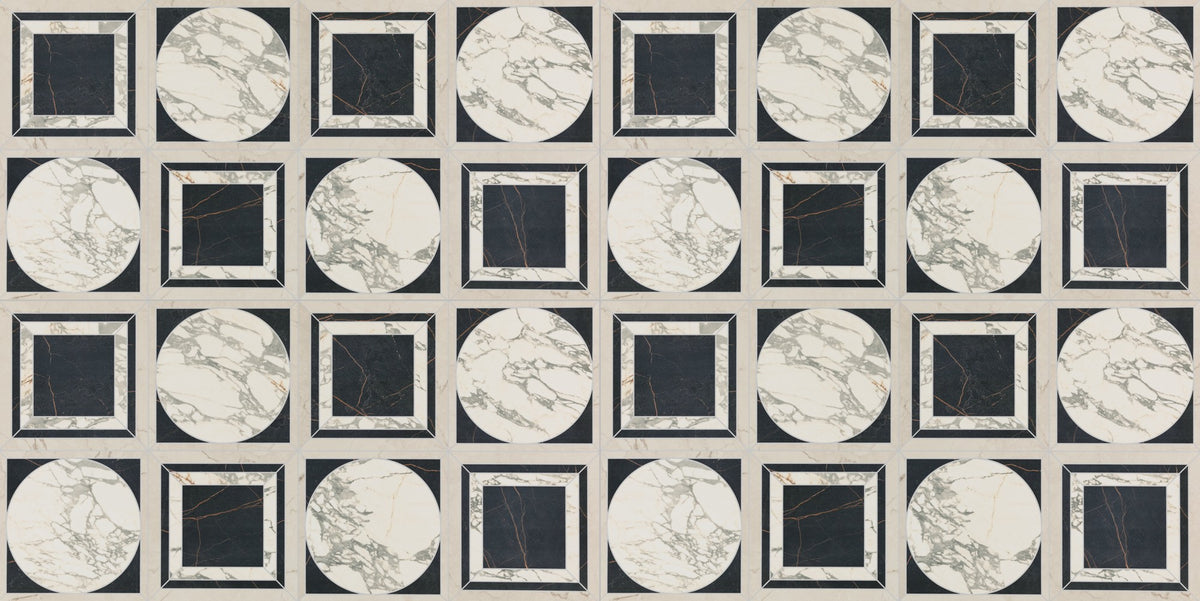 Daltile Sovran Geometric Rectangle 24x48 Satin Floor Tile