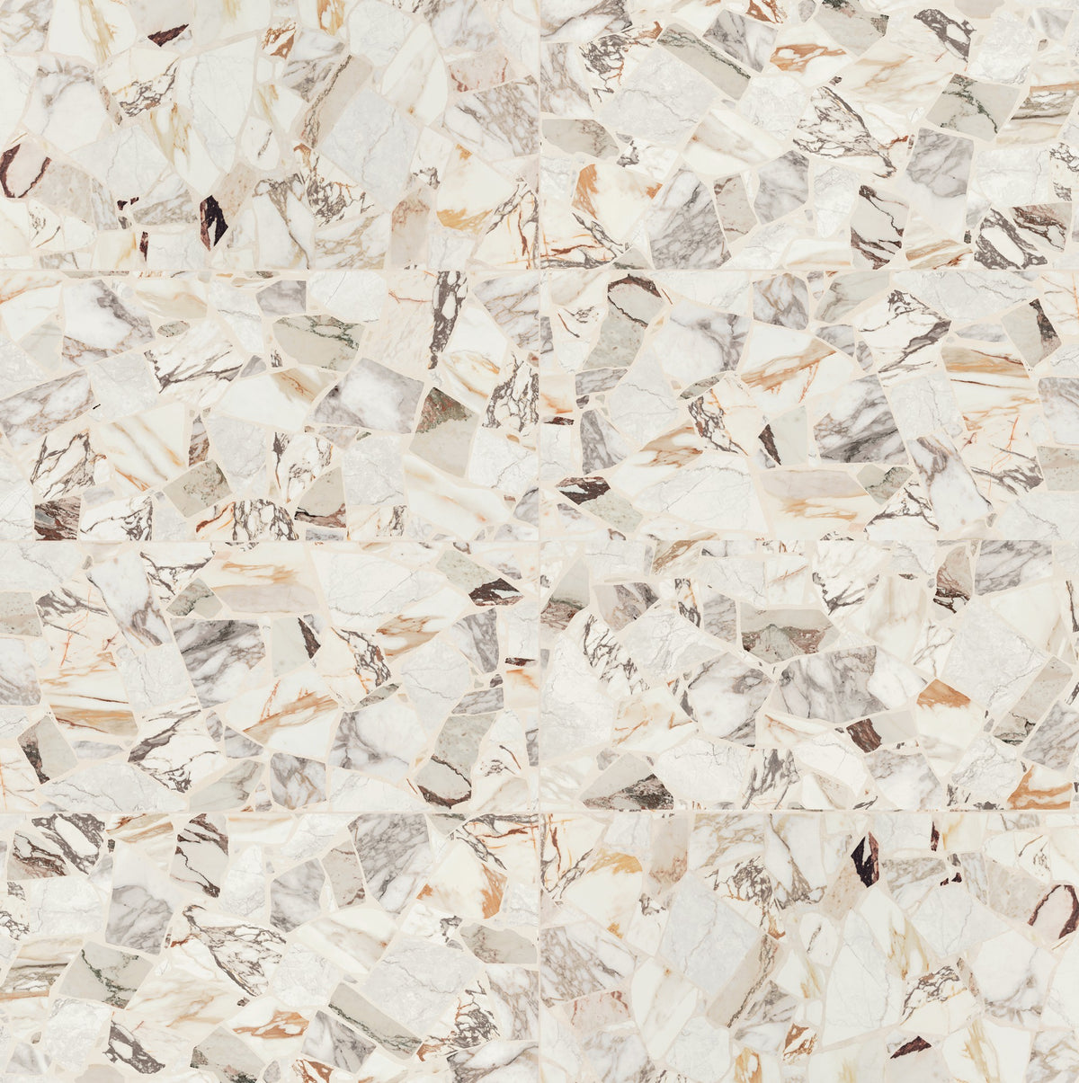 Daltile Sovran Marbled Palladiana Rectangle 24x48 Satin Floor Tile