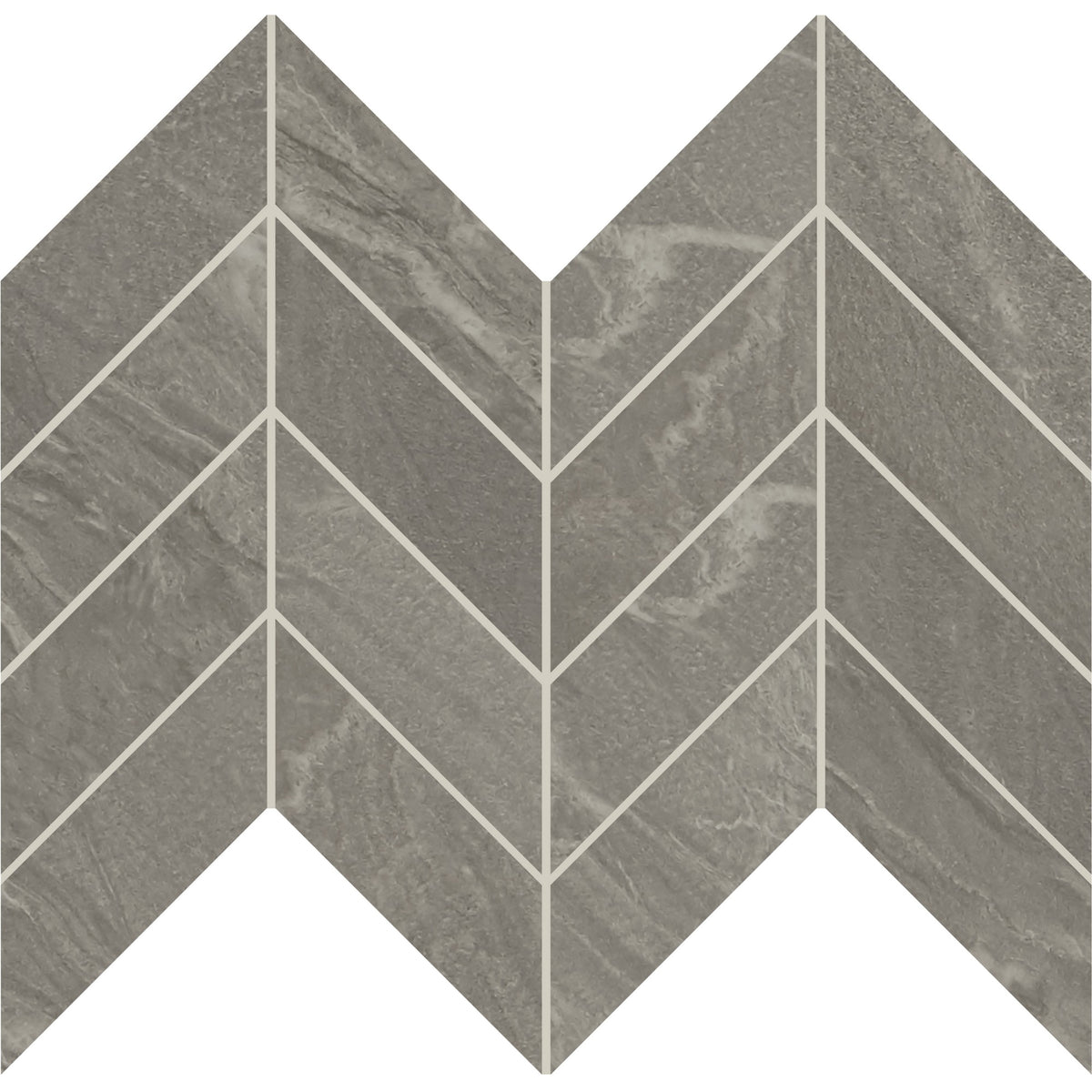 Daltile Vertuo Composer Chevron 2x5 Matte Mosaic Tile