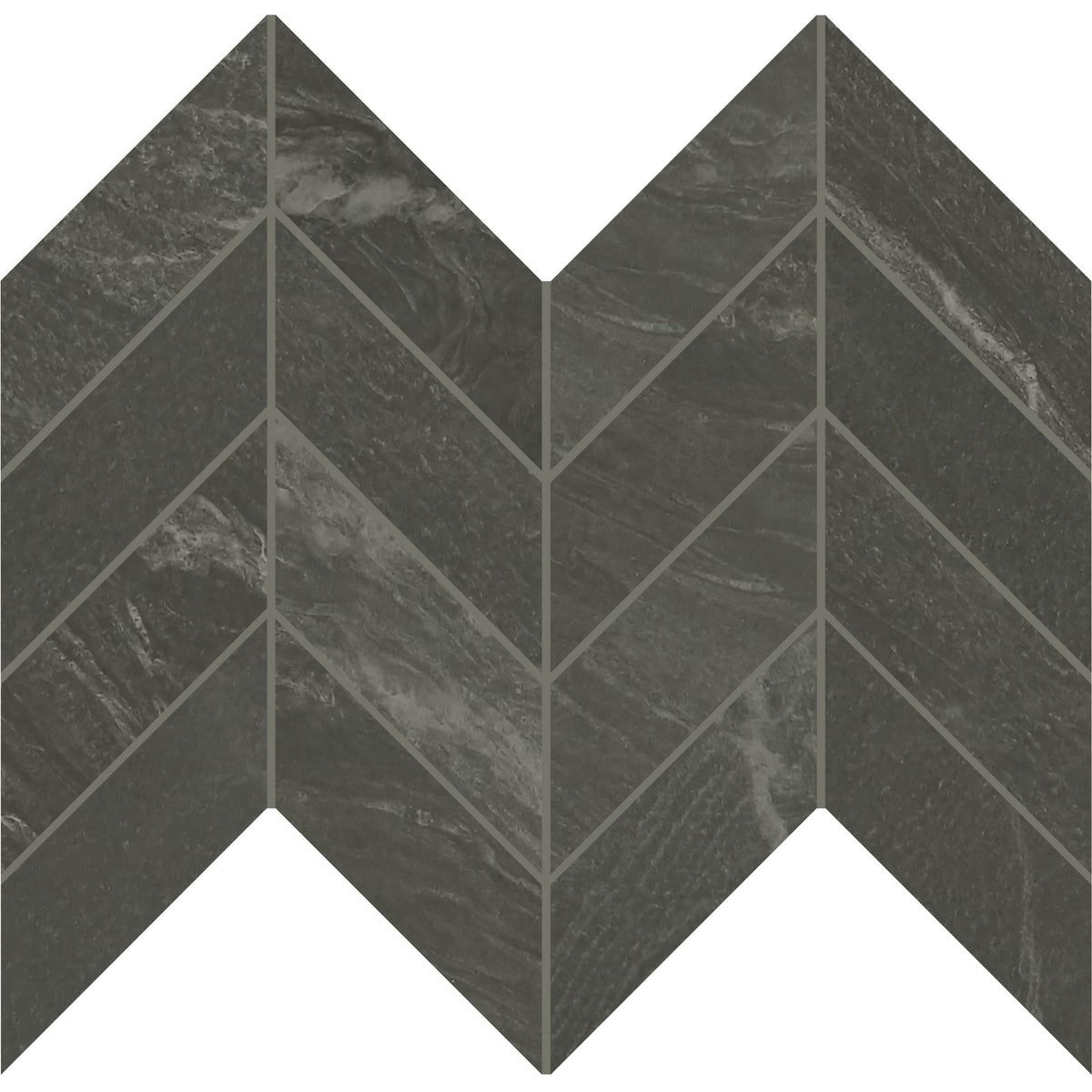 Daltile Vertuo Bravura Chevron 2x5 Matte Mosaic Tile
