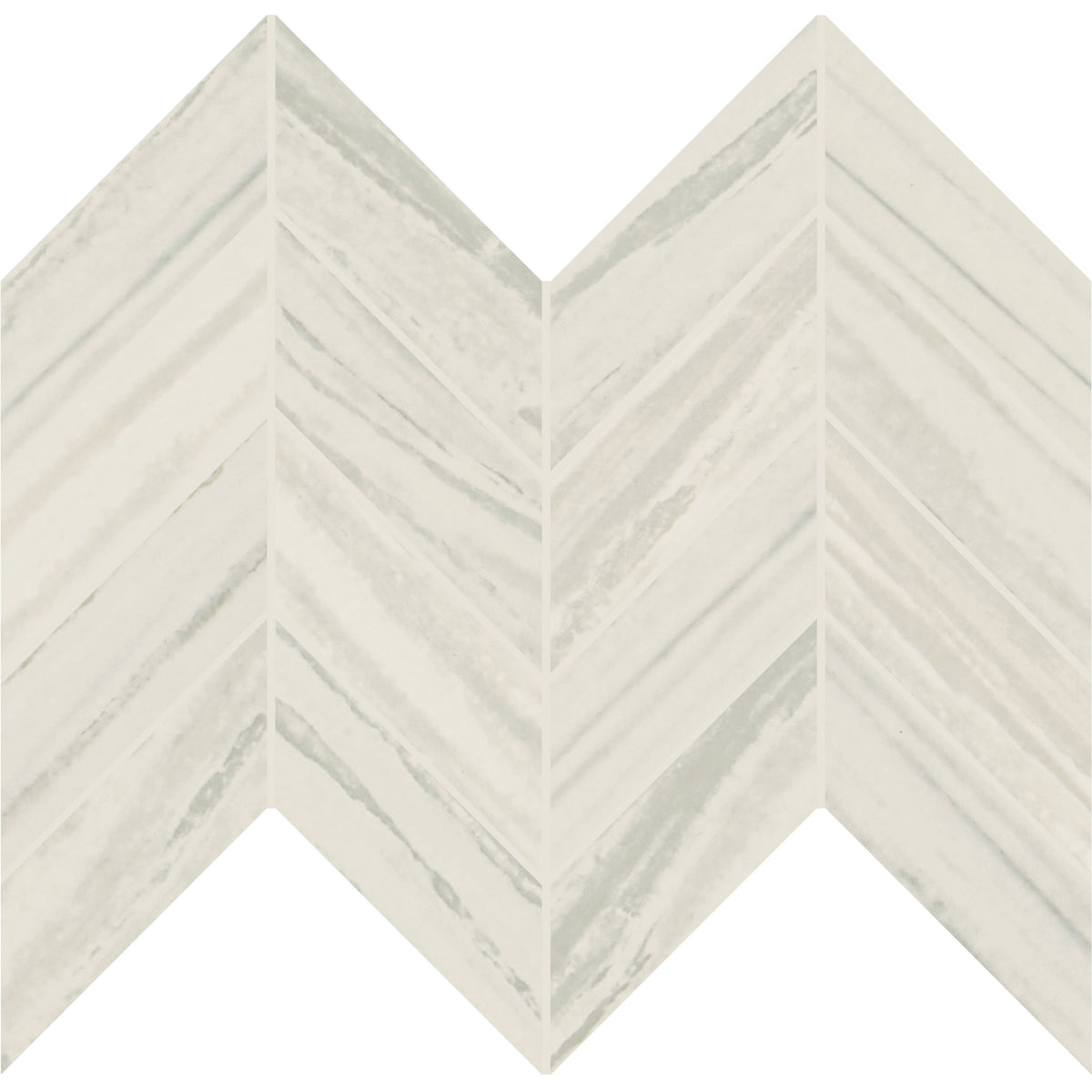 Daltile Vertuo Stria Maestro Chevron 2x5 Matte Mosaic Tile