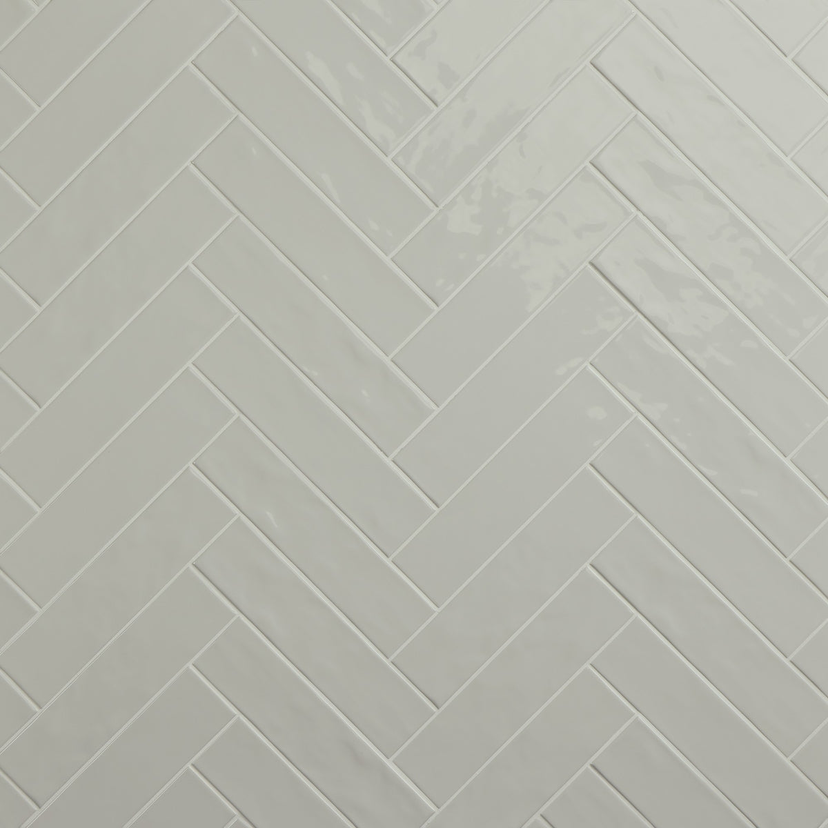 Daltile Stagecraft Desert Gray Rectangle 3x12 Undulated Glossy Wall Tile