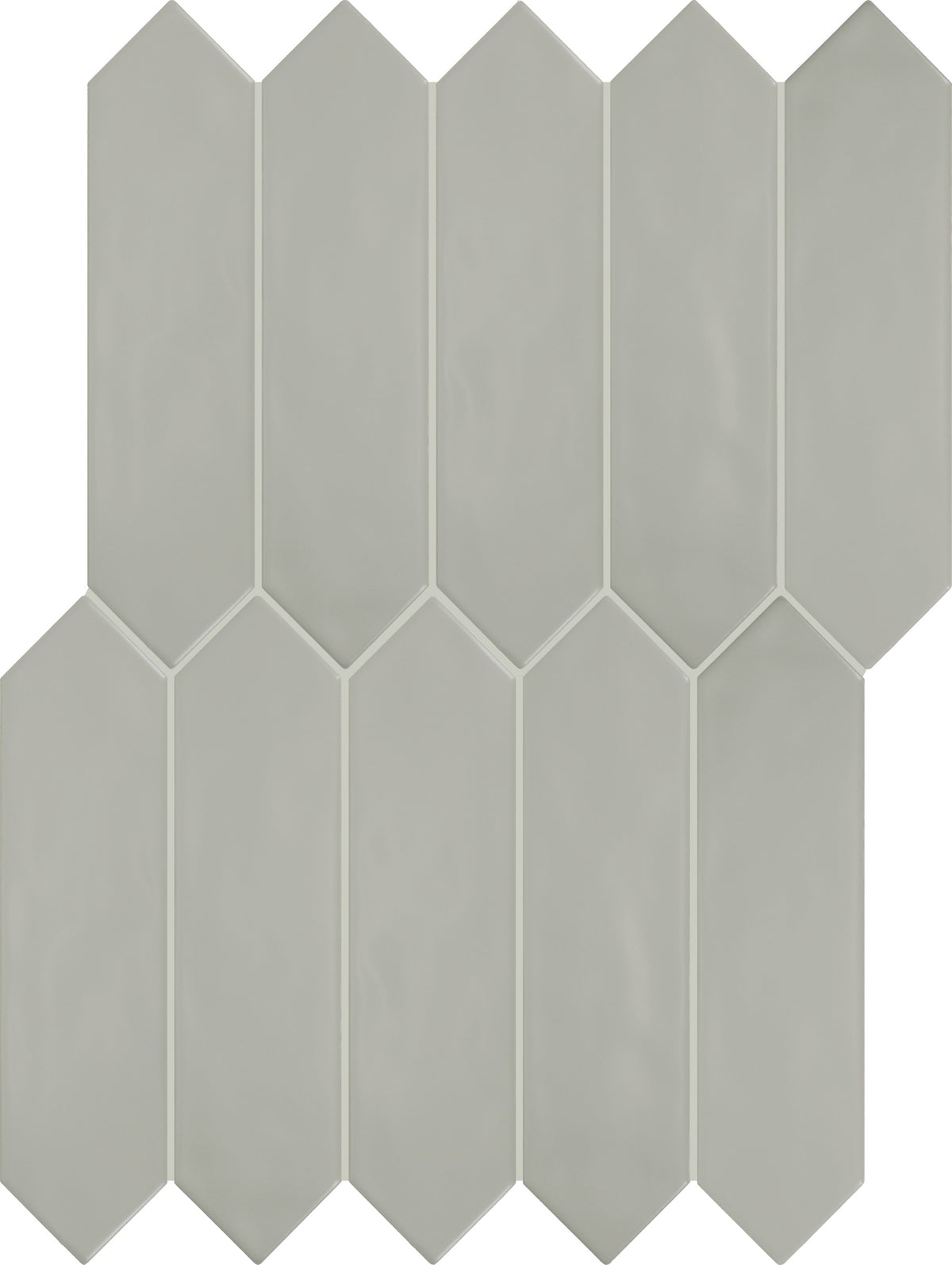 Daltile Stagecraft Matte Desert Gray Picket 3x12 Undulated Matte Wall Tile