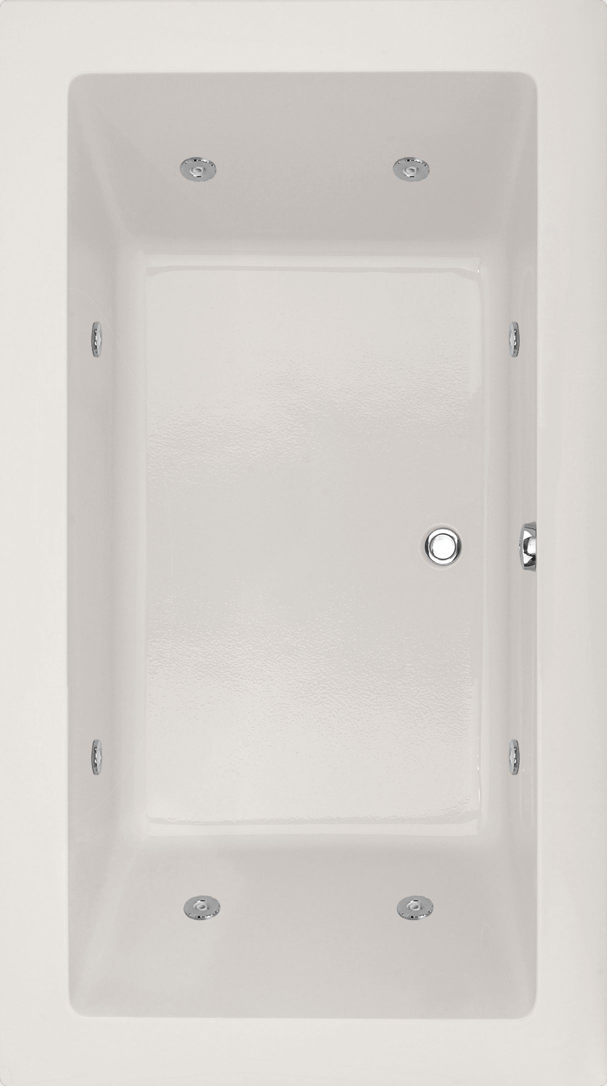 Hydro Systems DAN7341AWP-WHI DANIKA 7341 AC W/WHIRLPOOL SYSTEM-WHITE