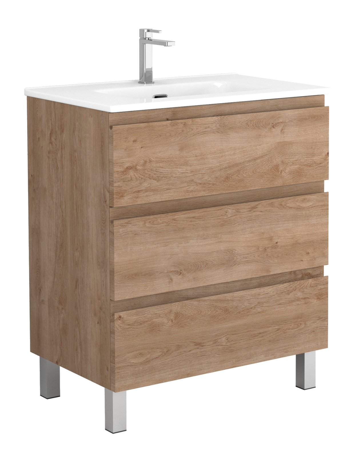DAX Costa Engineered Wood Single Vanity Cabinet, 28", Oak DAX-COS012814