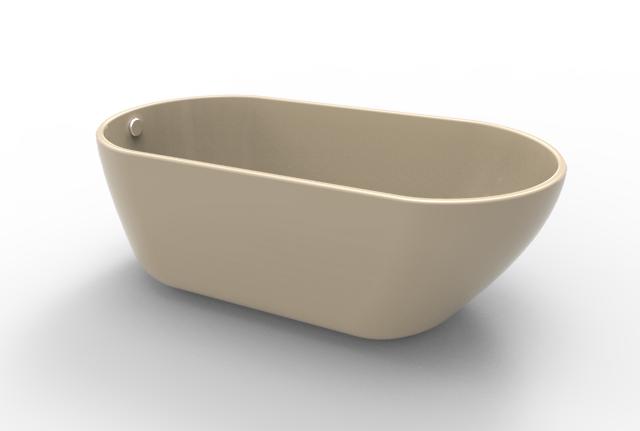 Hydro Systems DLA5830STO-ALM DANIELA 5830 STON, TUB ONLY - ALMOND