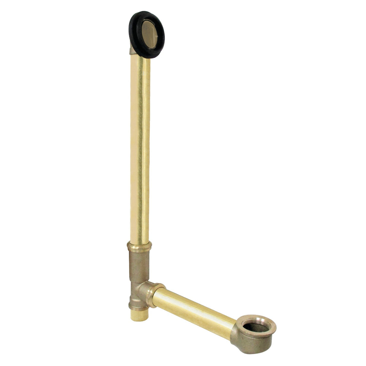 DLL16 16-Inch Tube for Tub Overflow Drain With Gasket, Rough