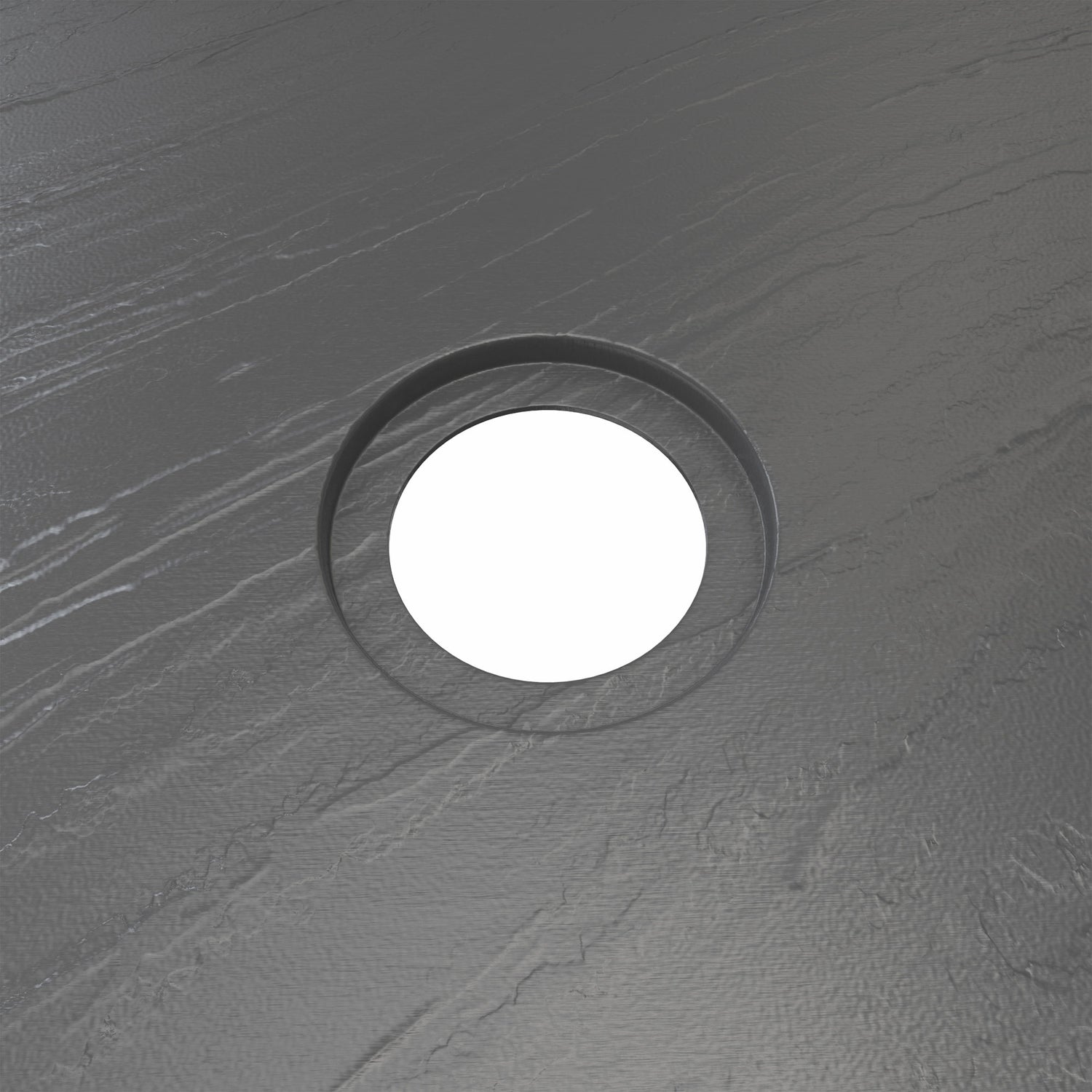 DreamLine SlimLine 34 in. D x 60 in. W x 2 3/4 in.  Center Drain Single Threshold Shower Base in Slate Gray