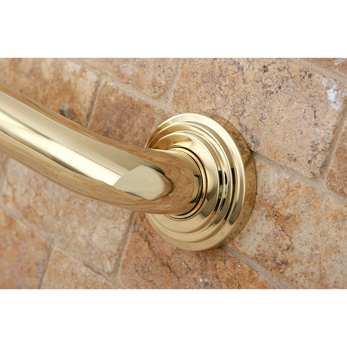 Milano Thrive In Place DR214242 24-Inch X 1-1/4 Inch O.D Grab Bar, Polished Brass