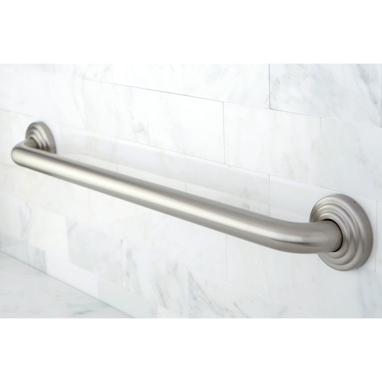 Restoration Thrive In Place DR314248 24-Inch X 1-1/4 Inch O.D Grab Bar, Brushed Nickel