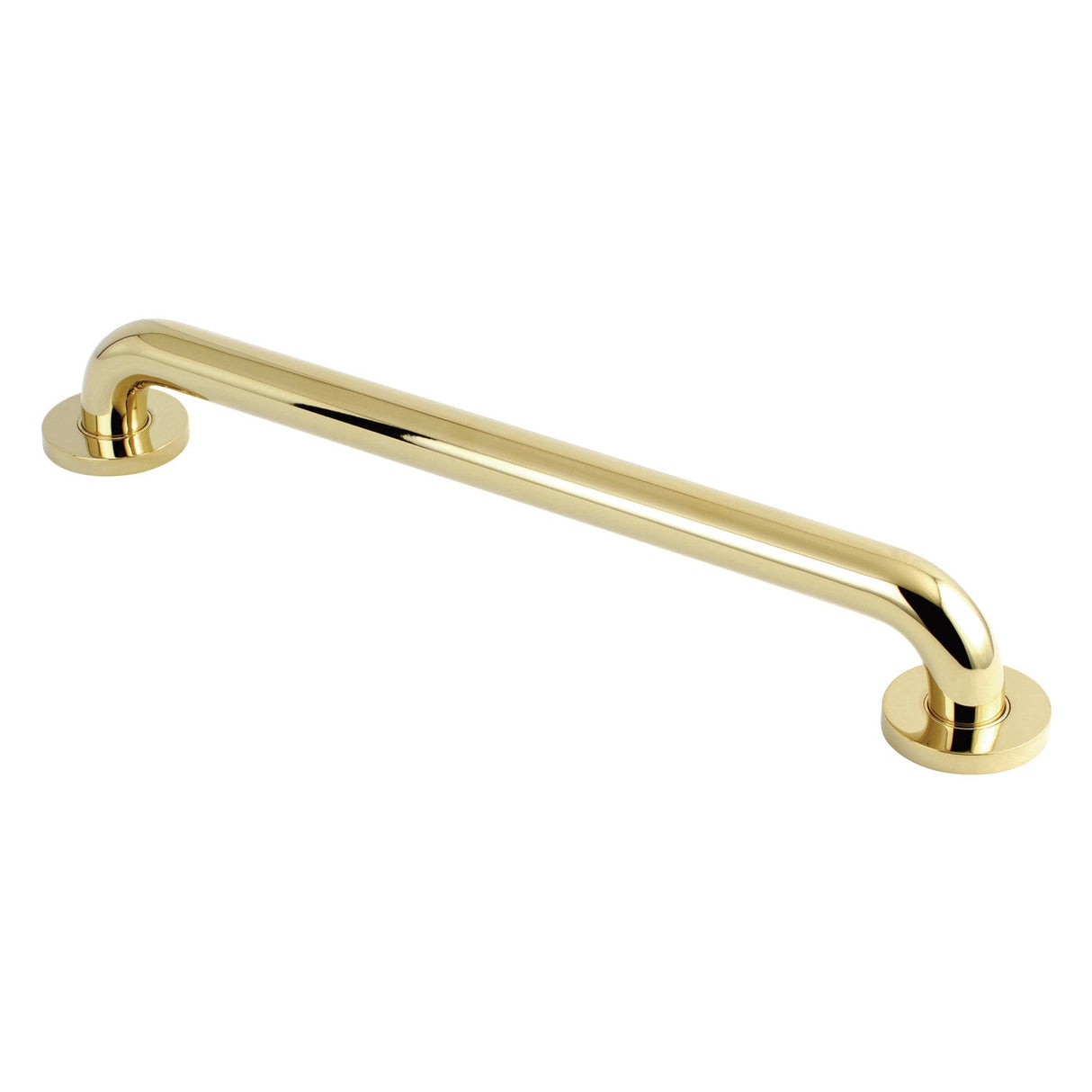Meridian Thrive In Place DR514182 18-Inch X 1-1/4 Inch O.D Grab Bar, Polished Brass