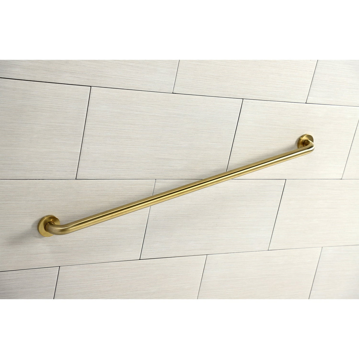 Meridian Thrive In Place DR514427 42-Inch x 1-1/4 Inch O.D Grab Bar, Brushed Brass