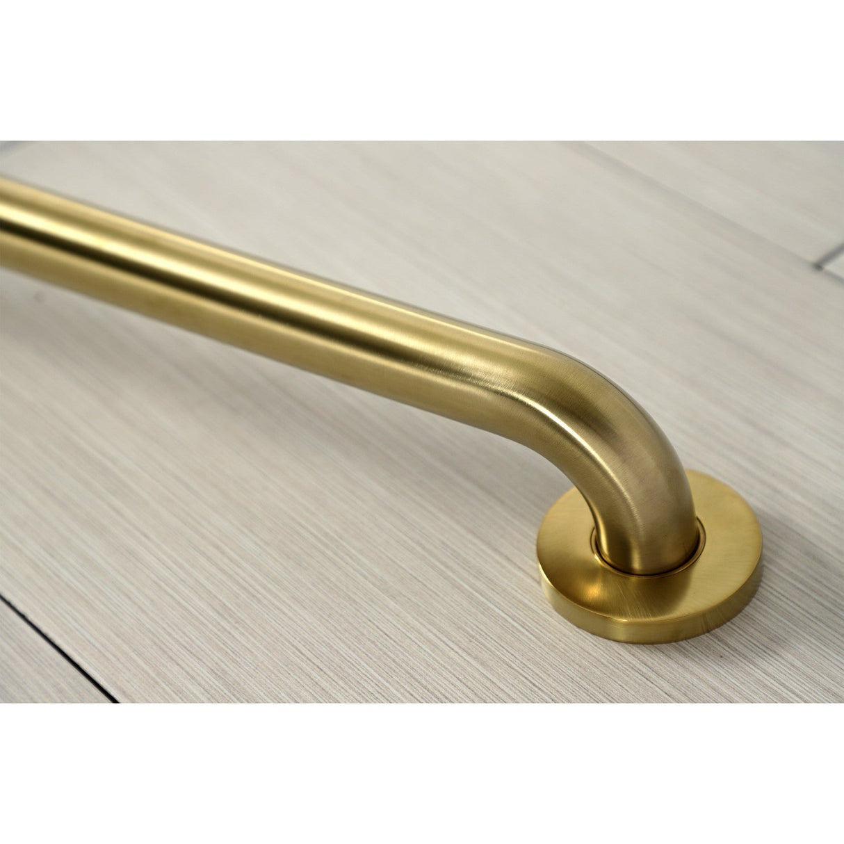 Meridian Thrive In Place DR514487 48-Inch x 1-1/4 Inch O.D Grab Bar, Brushed Brass