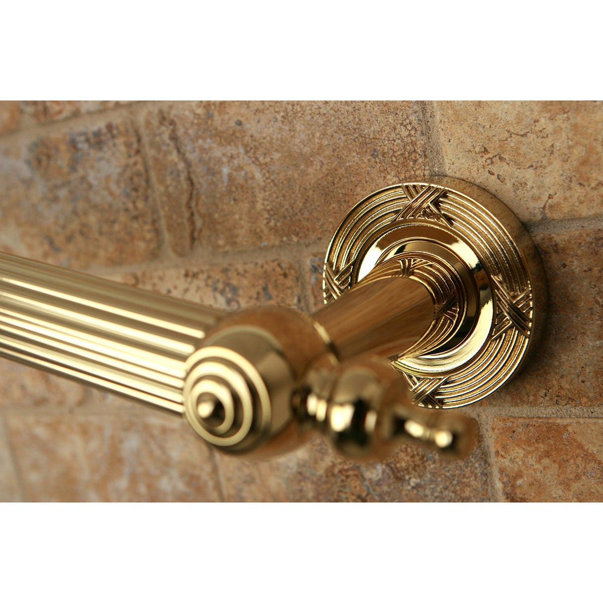 Templeton DR710122 12-Inch X 1-Inch O.D Grab Bar, Polished Brass