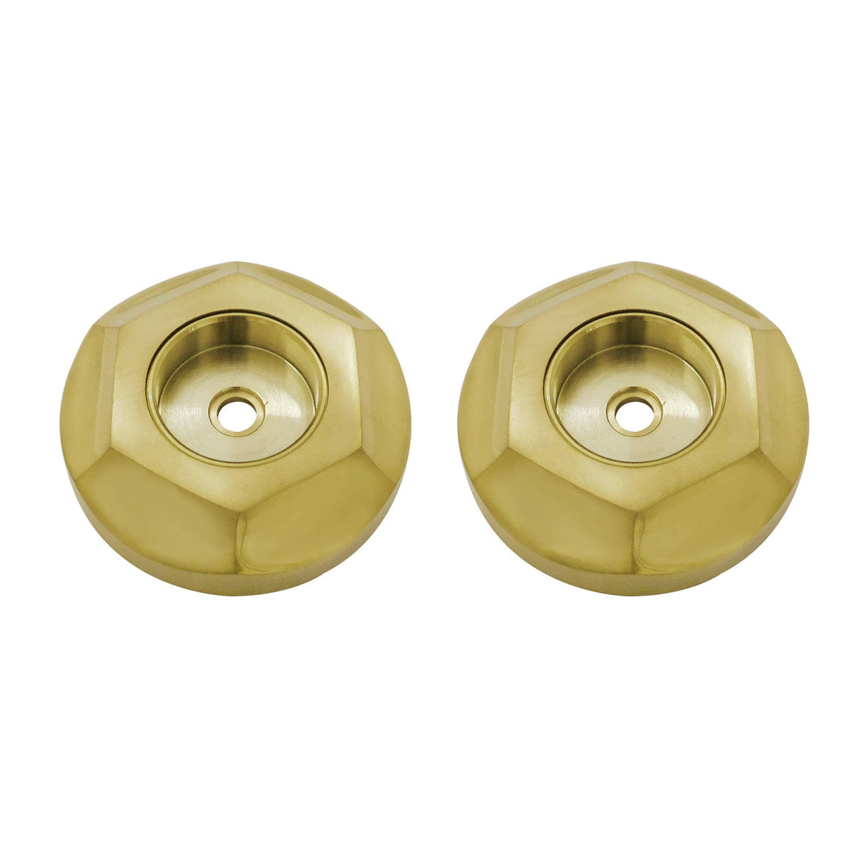 Metropolitan DRF714127 1-1/4 Inch O.D Grab Bar Flange (1 Pair), Brushed Brass