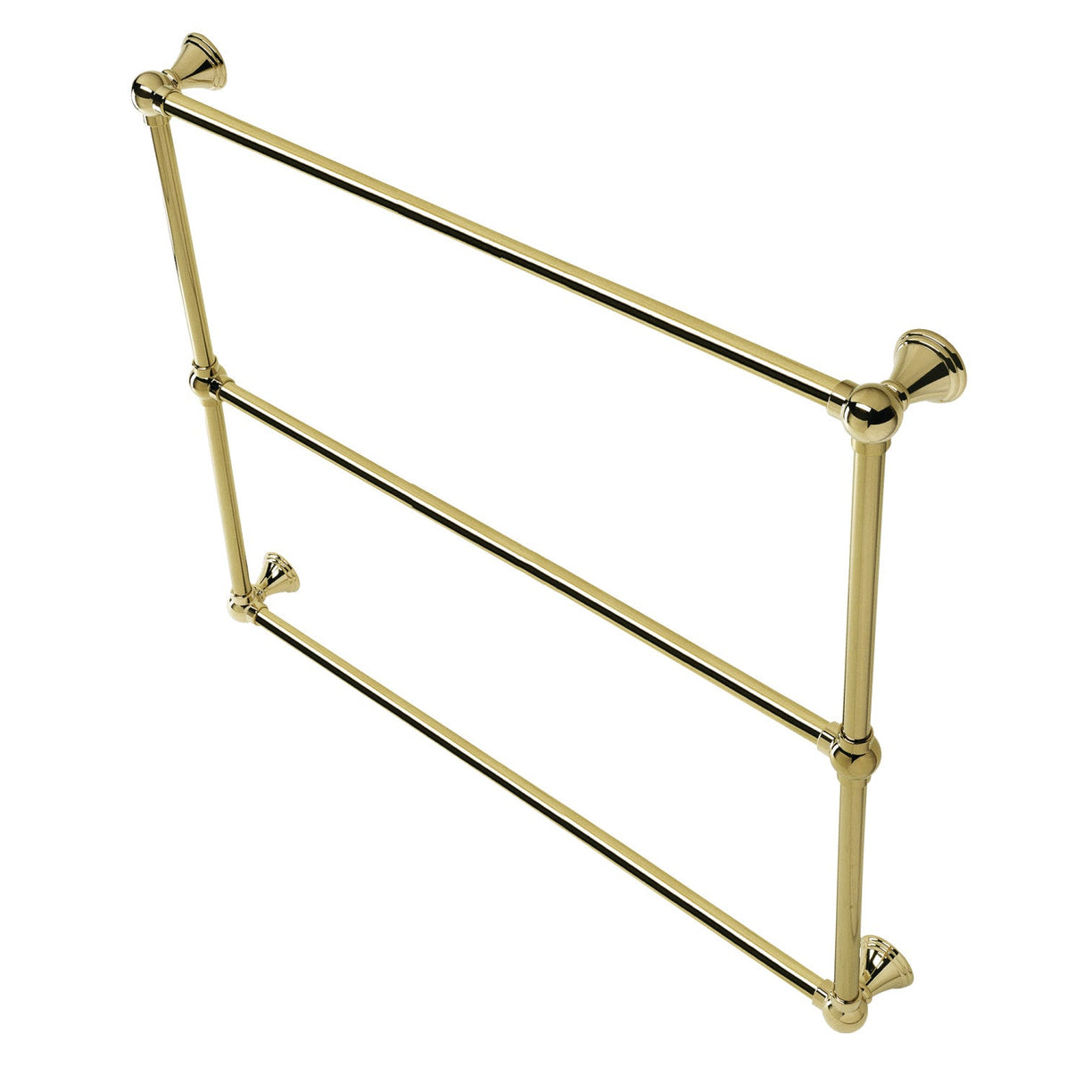 Maximilien DTC323619PB 36-Inch Wall Mount 3-Bar Towel Rack, Polished Brass